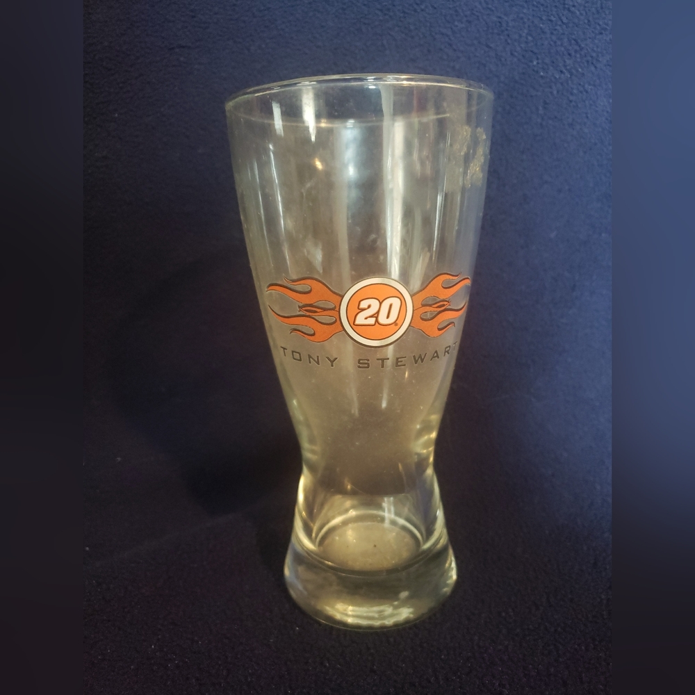 Tony Stewart # 20 Pilsner Beer Glass